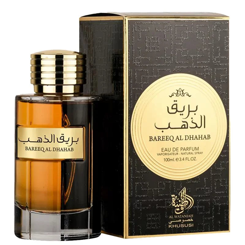 Perfume Bareeq Al Dhahab - Al Wataniah - Masculino - Eau de Parfum - 100ml